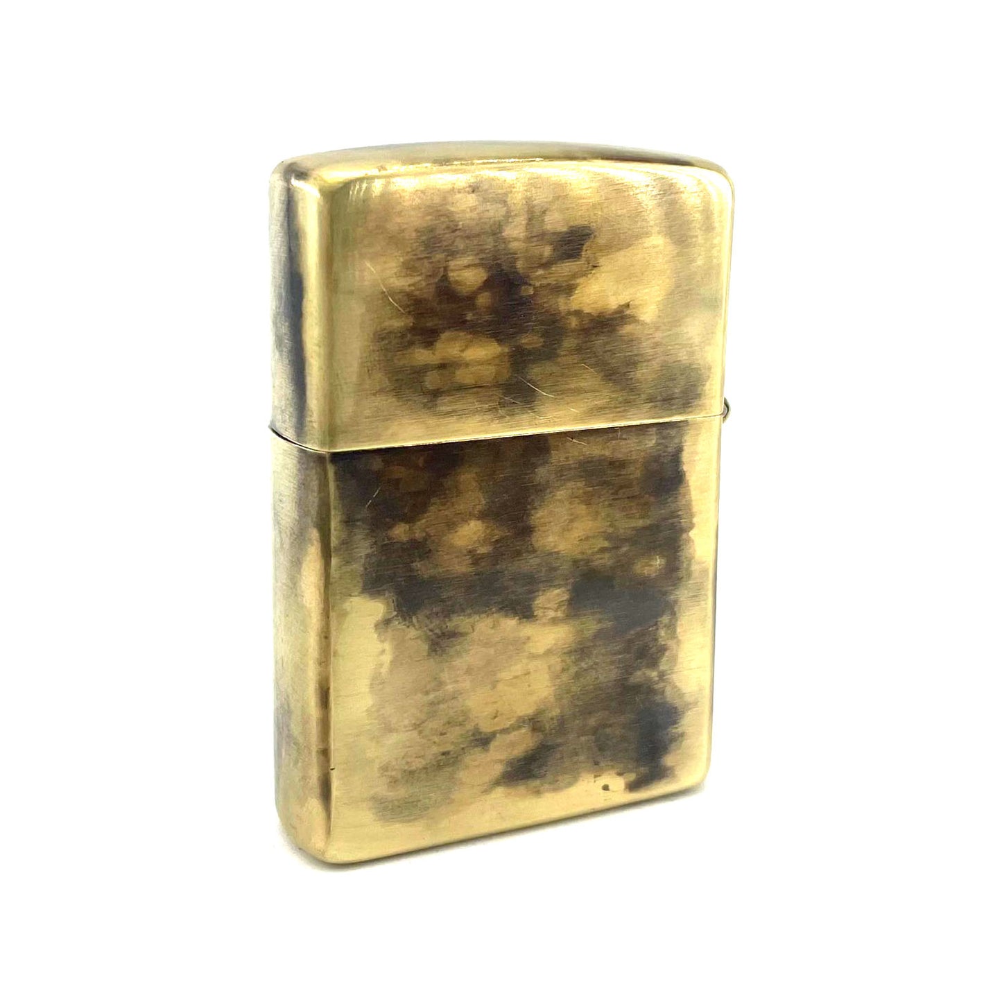 Handmade Vintage Brass Lighter Case EDC Outdoor, Lighter Insert Replacement Metal Armor-Fair Lady White Copper