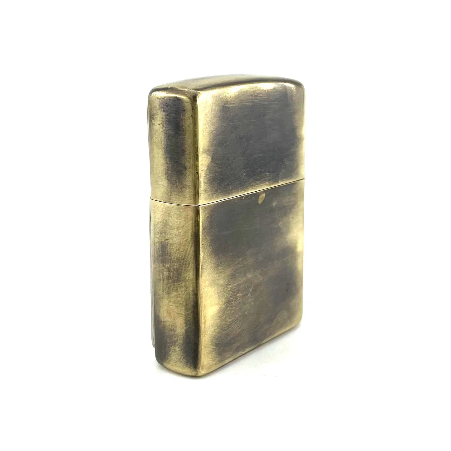 Handmade Vintage Brass Lighter Case EDC Outdoor, Lighter Insert Replacement Metal Armor-Injun Lady