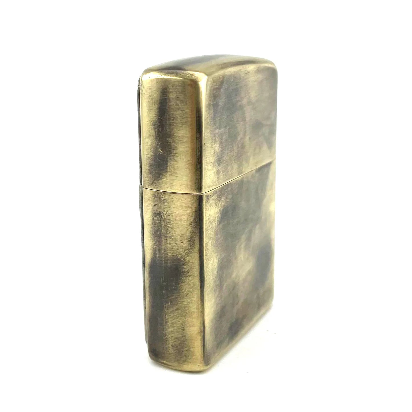 Handmade Vintage Brass Lighter Case EDC Outdoor, Lighter Insert Replacement Metal Armor-Skull Lion