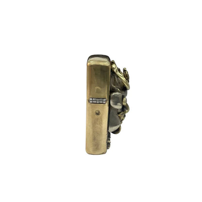 Handmade Vintage Brass Lighter Case EDC Outdoor, Lighter Insert Replacement Metal Armor-Sakura Samuraint