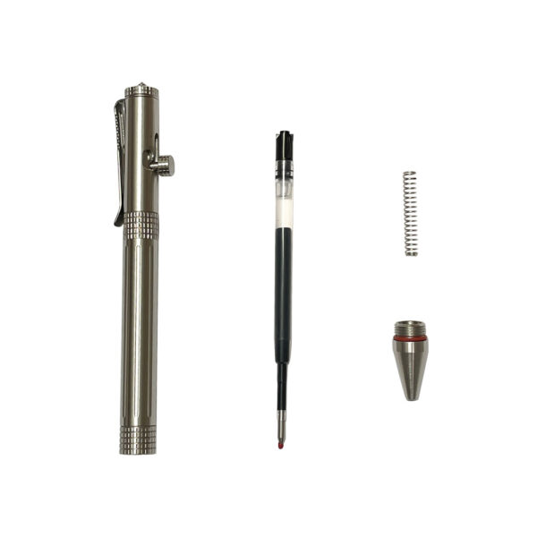 Stainless Steel Pen Heavy Outdoor EDC Retractable Pens - Image 4